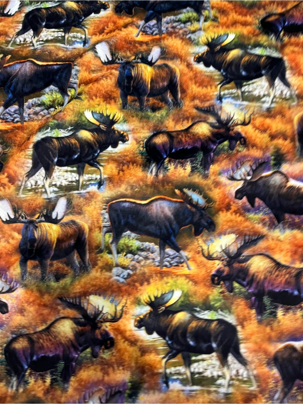 Fabric Minky Wildlife 3 yards. New